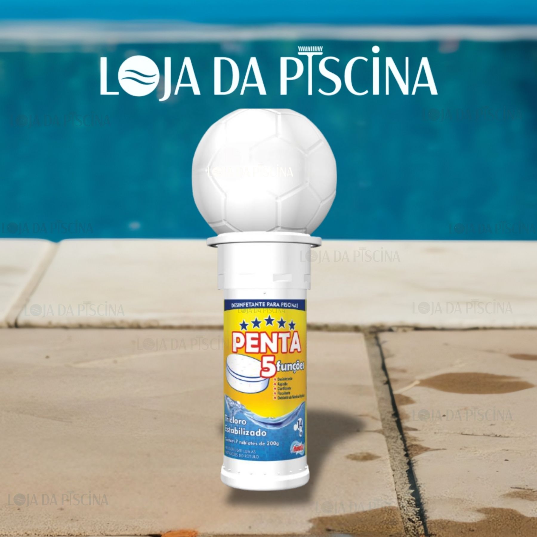 Hidroall - HCL Penta - 200gr (Pote c_ 7 unid)