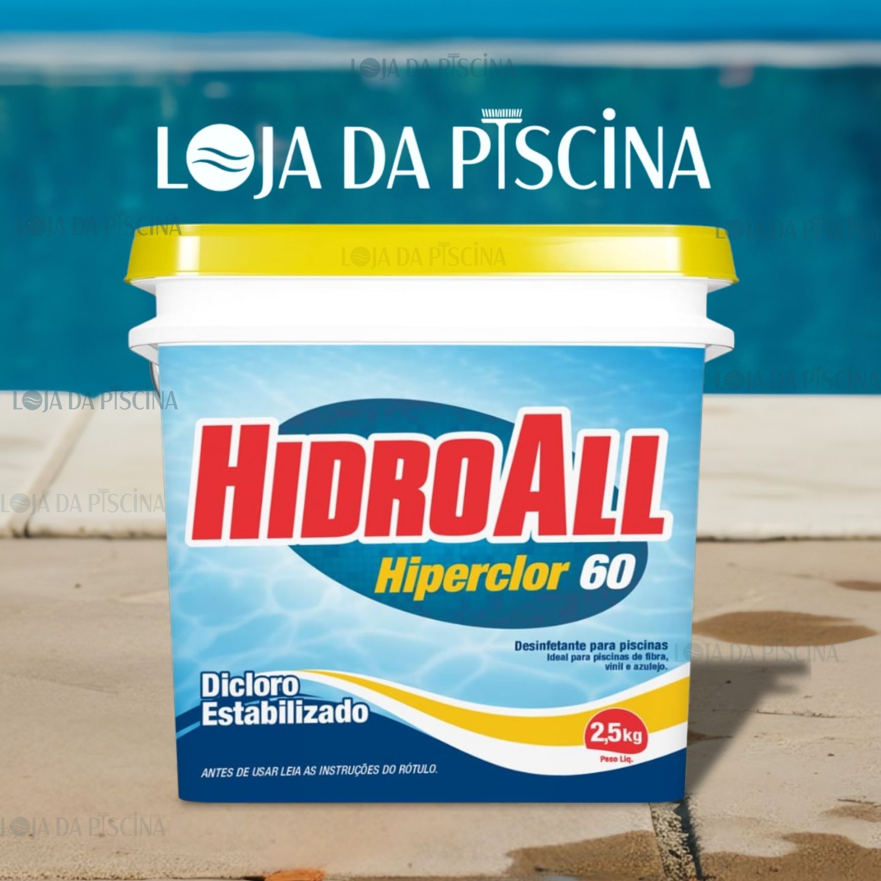 Hidroall - Hipercloor 60 - 2,5kg