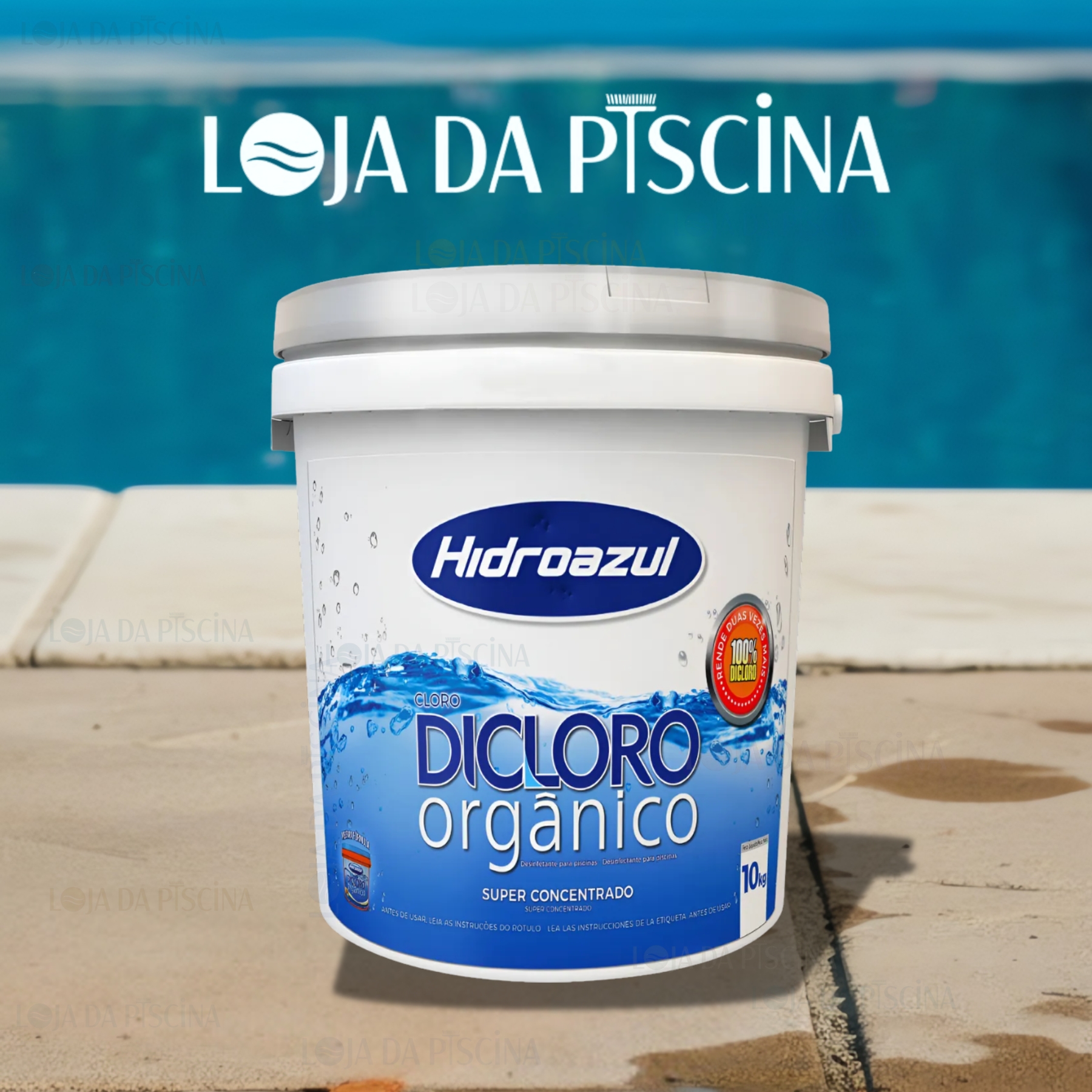 Dicloro Orgânico 56% Hidroazul 10kg
