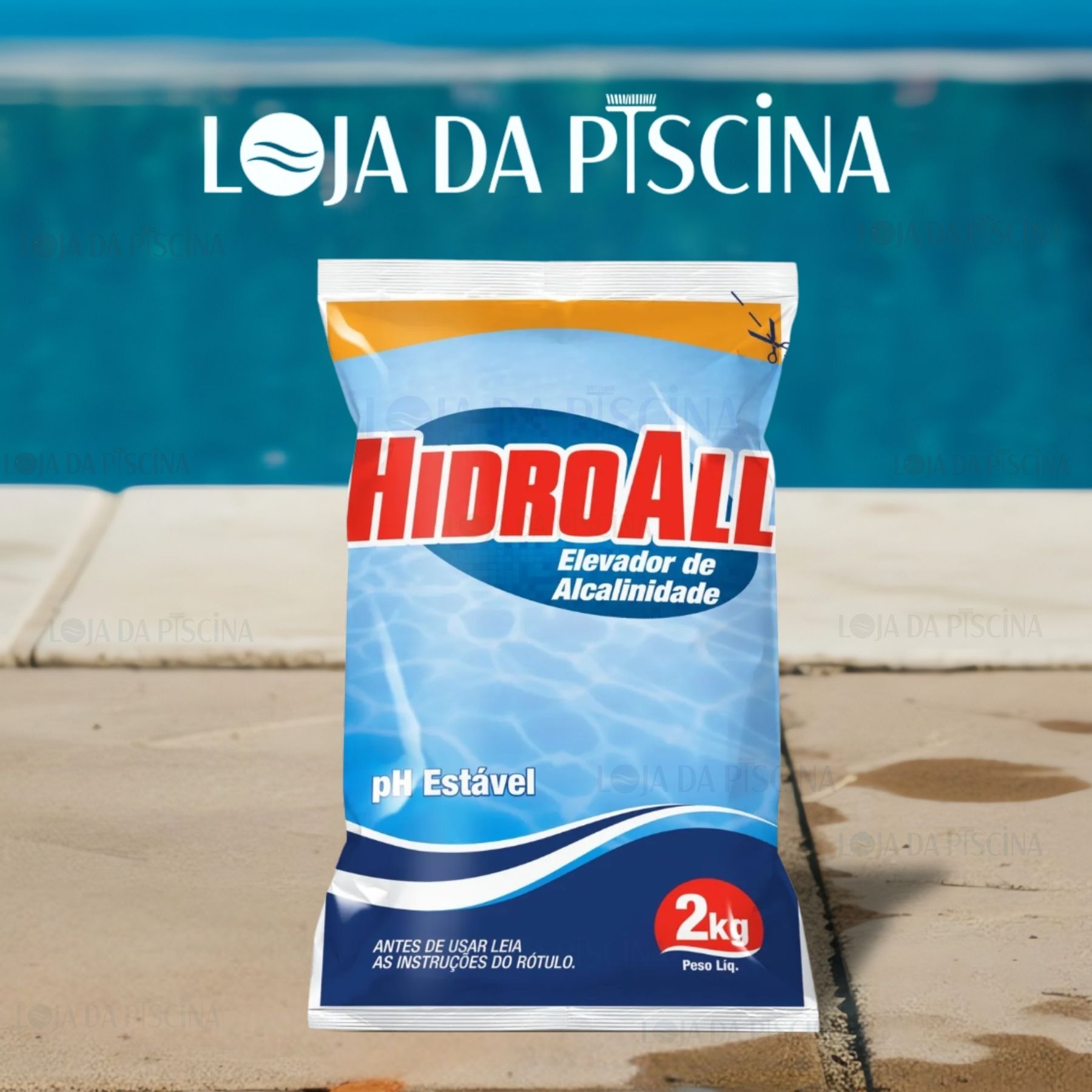 Hidroall - Elevador de Alcalinidade - 2kg