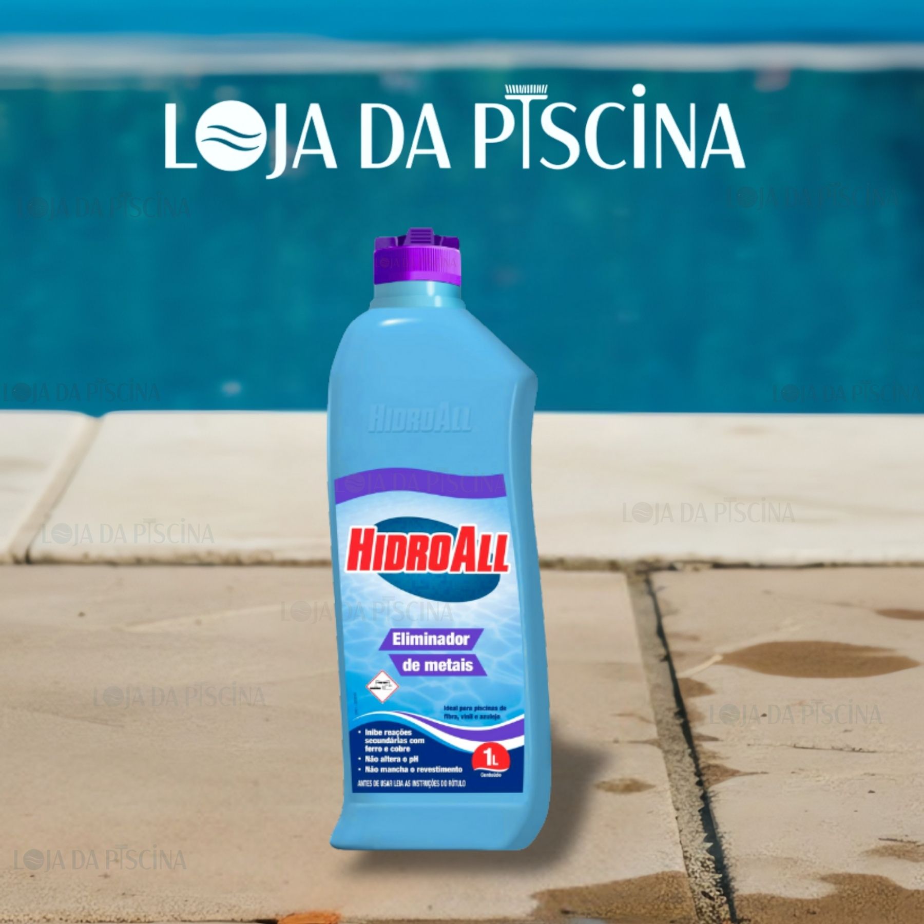 Hidroall - Eliminador de Metais - 1L