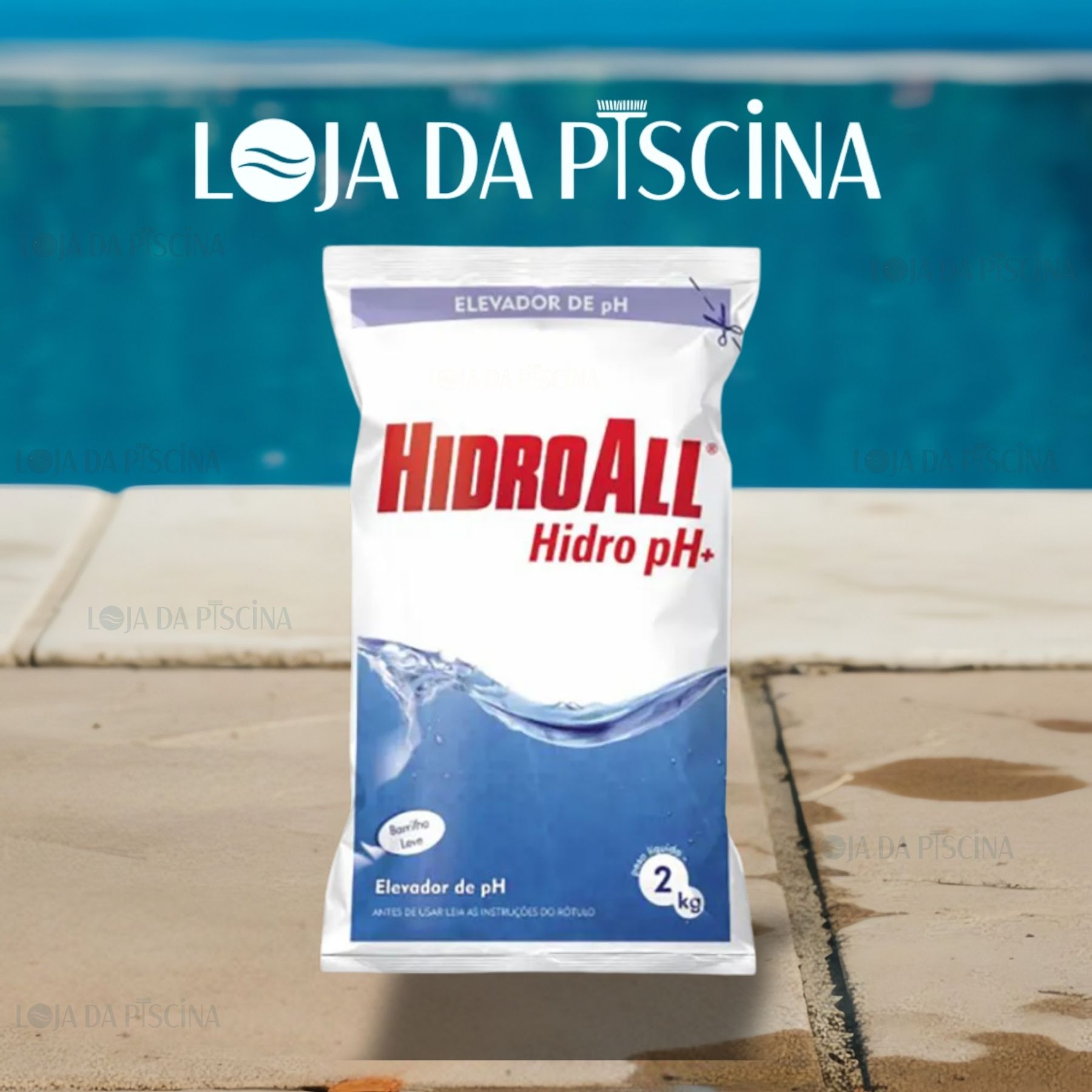 Hidroall - Hidro PH + (Elevador de PH) - 2kg