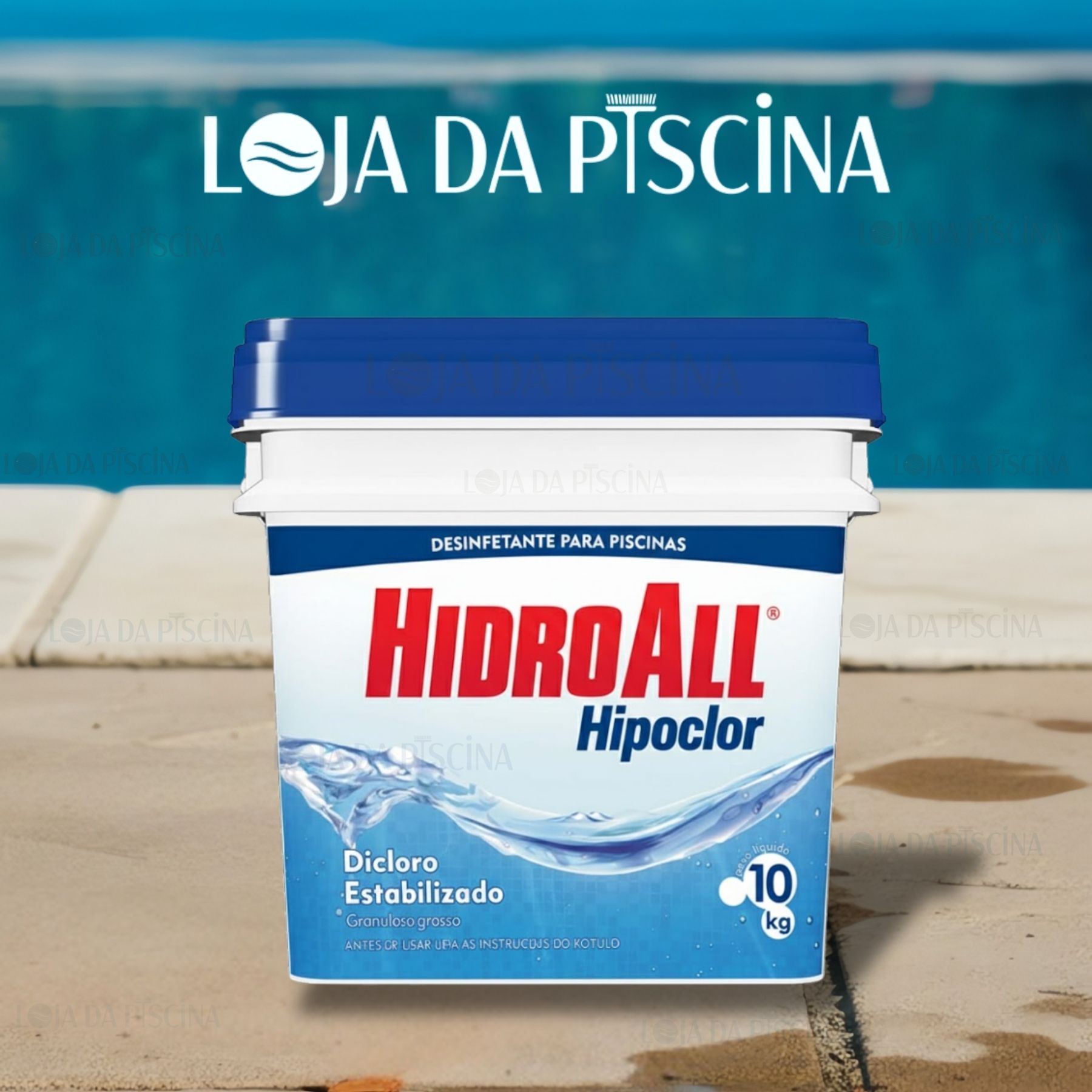 Hidroall - Hipoclor Granulado - 10kg