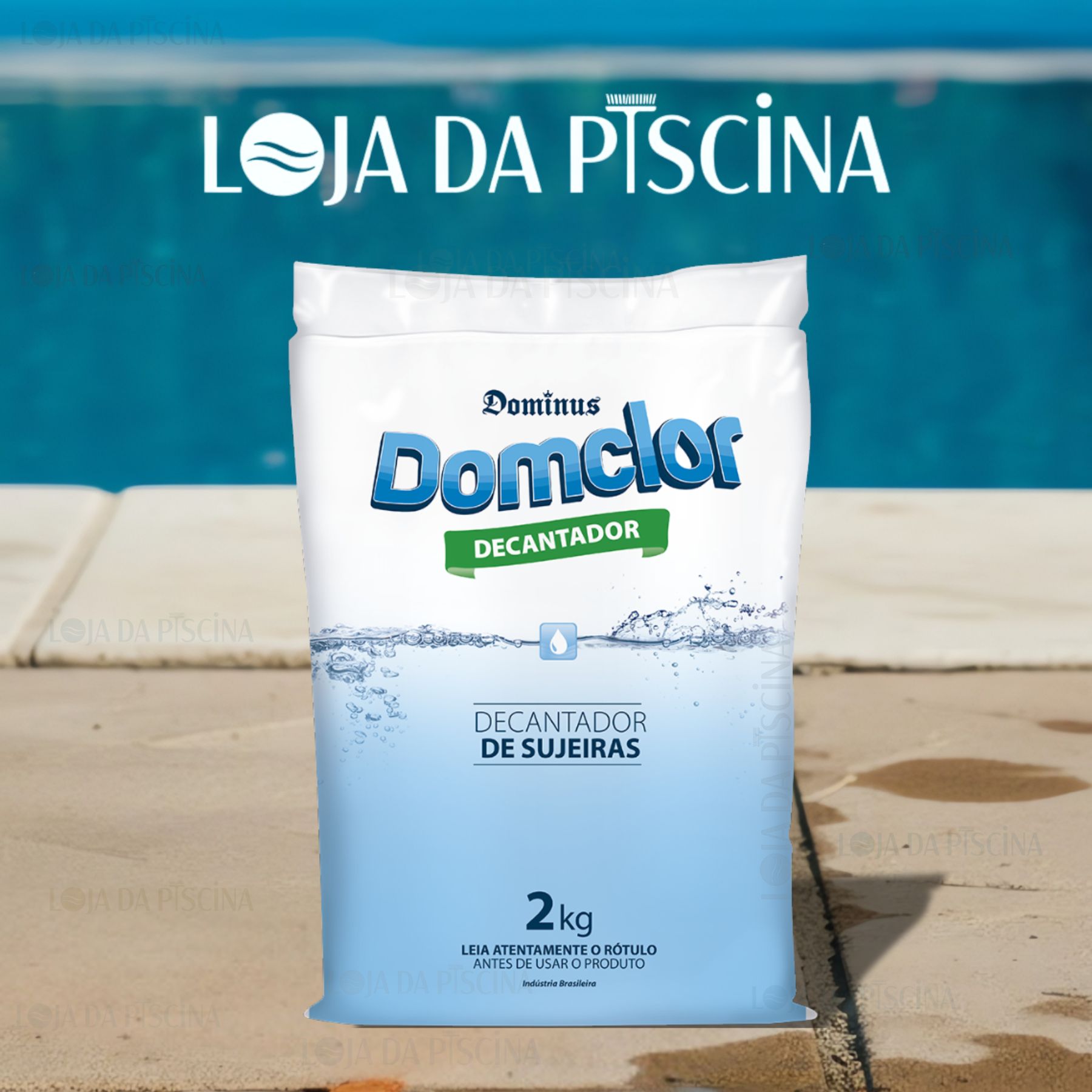 Domclor - Decantador (sulfato de alumínio) - 2 kg