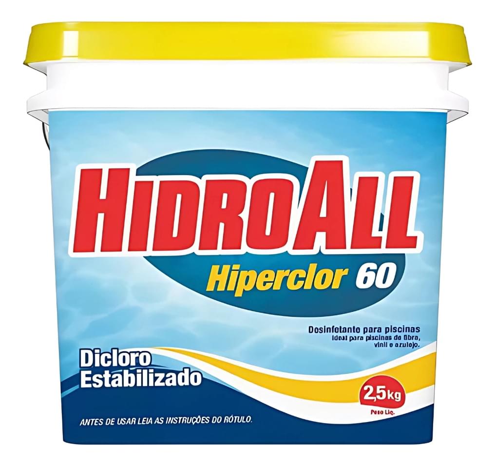 Hidroall - Hipercloor 60 - 2,5kg